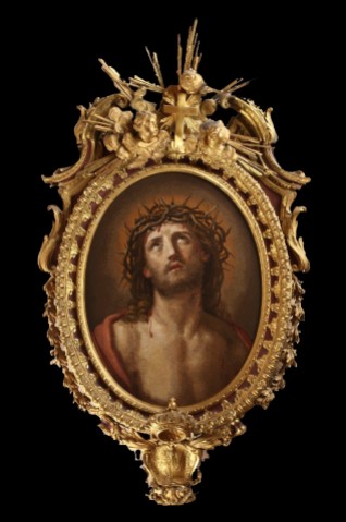 Ecce Homo. Pietro Paolo Cristofari, Franceso Giardoni. Cuadro mosaico. Nº Inv. 10012896. Fuente: Patrimonio Nacional