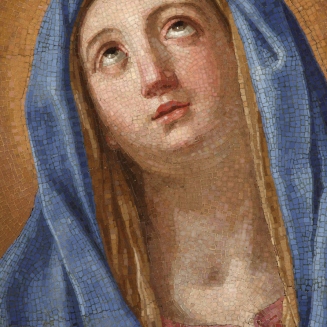 "Virgen Dolorosa", Pietro Paolo Cristofari, 1738