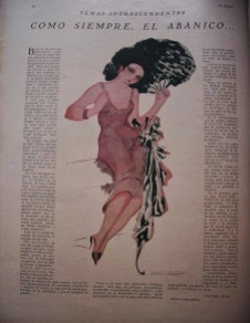 "Ilustración para artículo Eugeni D'Ors". Revista La Esfera